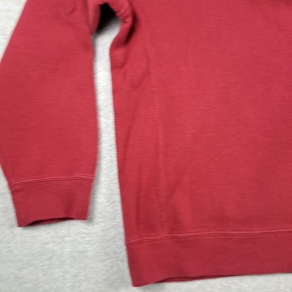 Brooks Brothers Sweater Mens L Quarter Zip Maroon Sweatshirt Pullover Casual - Picture 7 of 12